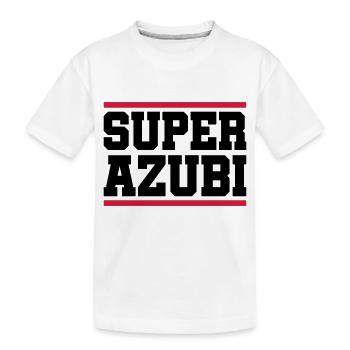 super azubi - Kinder Premium Bio T-Shirt - Weiß - Vorne
