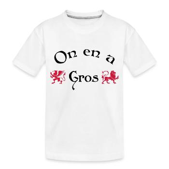 On en a gros - T-shirt bio Premium Enfant - blanc - Devant