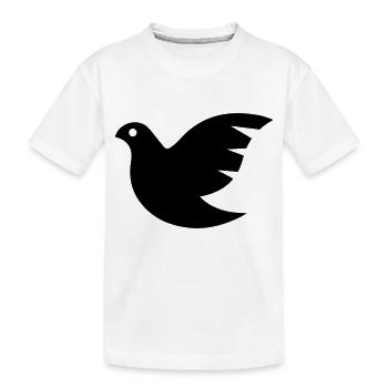 Symbole de la colombe - T-shirt bio Premium Enfant - blanc - Devant
