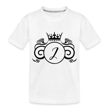 J Armoiries - T-shirt bio Premium Enfant - blanc - Devant