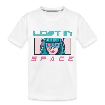 Lost in Space - Kinder Premium Bio T-Shirt - Weiß - Vorne