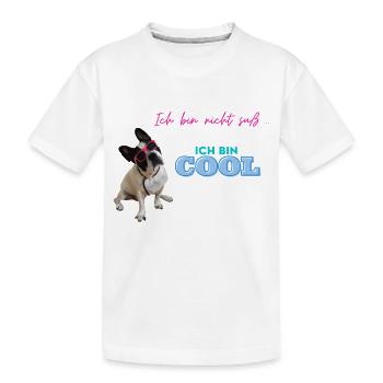 bin nicht süß - Kinder Premium Bio T-Shirt - Weiß - Vorne