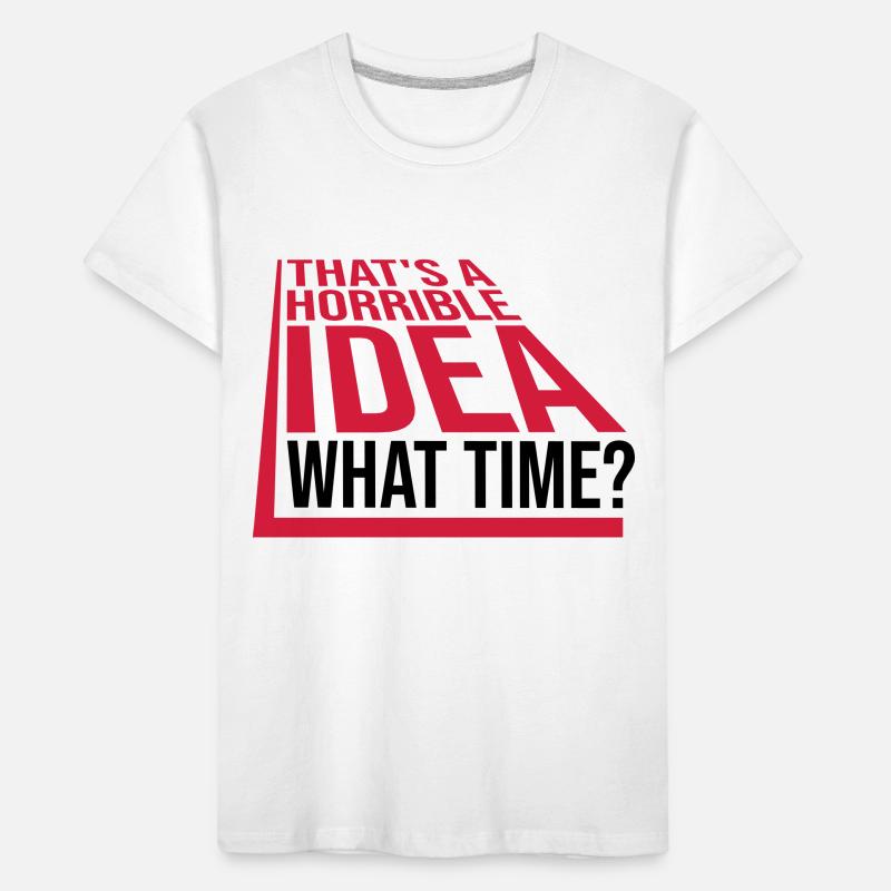 C’est une idée horrible T-shirt bio Premium Enfant