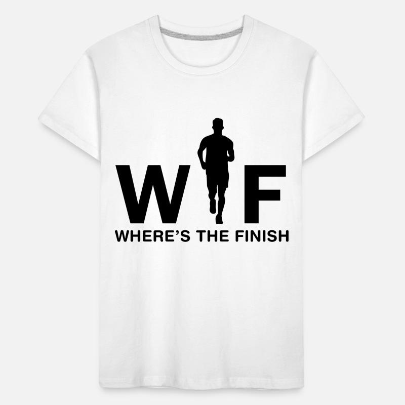 Course de marathon T-shirt bio Premium Enfant