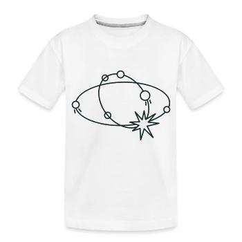 Orbites spatiales BOHO Étoiles en collision - T-shirt bio Premium Enfant - blanc - Devant
