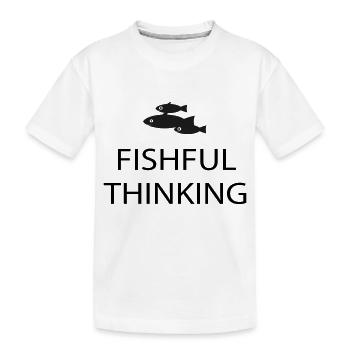 pêche - T-shirt bio Premium Enfant - blanc - Devant