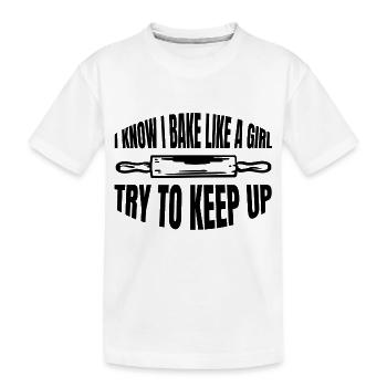 Boulangerie Confiserie Mme Boulangerie Confiserie - T-shirt bio Premium Enfant - blanc - Devant