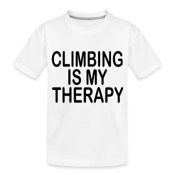 escalade - T-shirt bio Premium Enfant - blanc - Devant