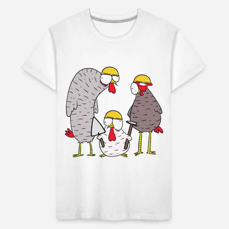 Construction site Construction Client Use Maurer Gewerbe Kids' Premium Organic T-Shirt