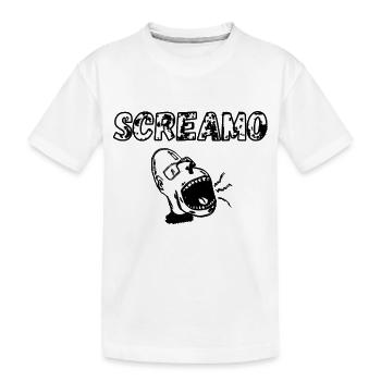 screamo - T-shirt bio Premium Enfant - blanc - Devant