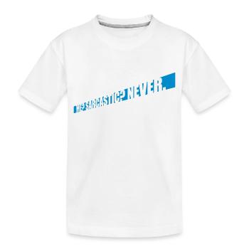 moi sarcastique ne cite jamais - T-shirt bio Premium Enfant - blanc - Devant