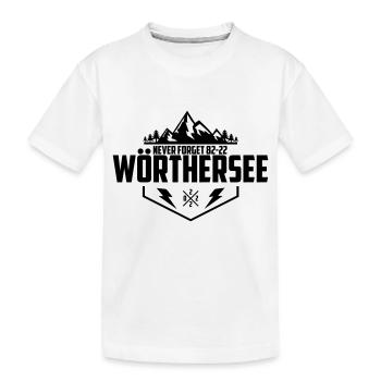 wörthersee never forget - Kinder Premium Bio T-Shirt - Weiß - Vorne