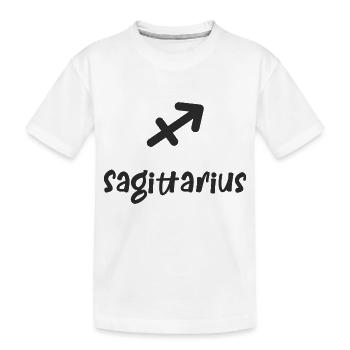 Sternziechen Schütze - Kinder Premium Bio T-Shirt - Weiß - Vorne