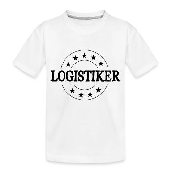 Logistiker Beruf - Kinder Premium Bio T-Shirt - Weiß - Vorne