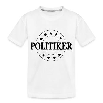 Politiker Beruf - Kinder Premium Bio T-Shirt - Weiß - Vorne