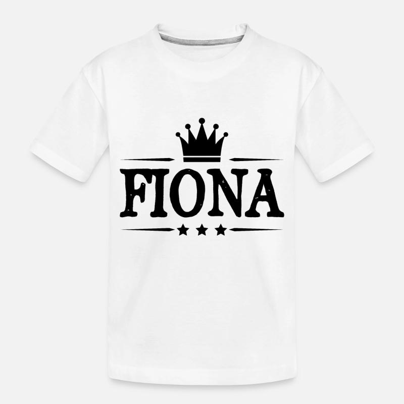 Fiona - Kinder Premium Bio T-Shirt - Weiß