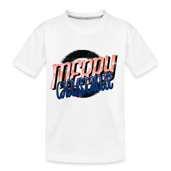 Animaux Dork Blagues Comic Caution Dinosaur Lover - T-shirt bio Premium Enfant - blanc - Devant