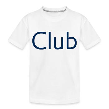 Get an upgrade to Club - blue - Kids' Premium Organic T-Shirt - white - Front