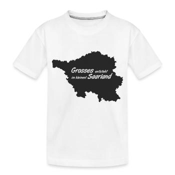 Saarland - Kinder Premium Bio T-Shirt - Weiß - Vorne