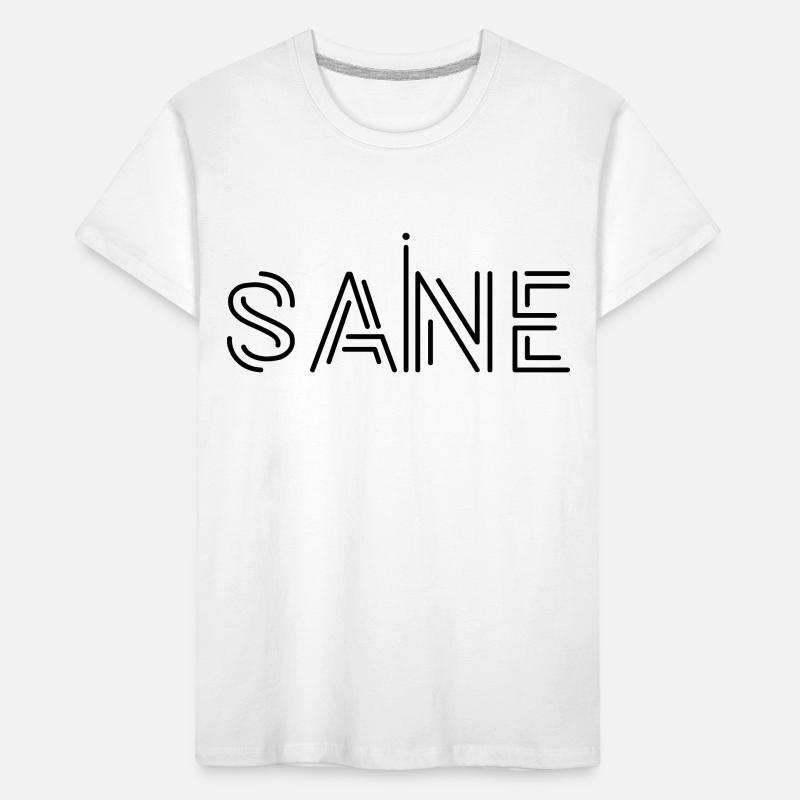 Conception de logo de texte « sain », texte imprimable, déclaration T-shirt bio Premium Enfant