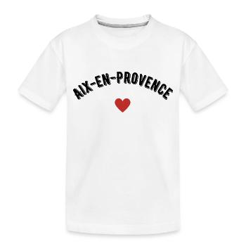 Aix en Provence - Kids' Premium Organic T-Shirt - white - Front