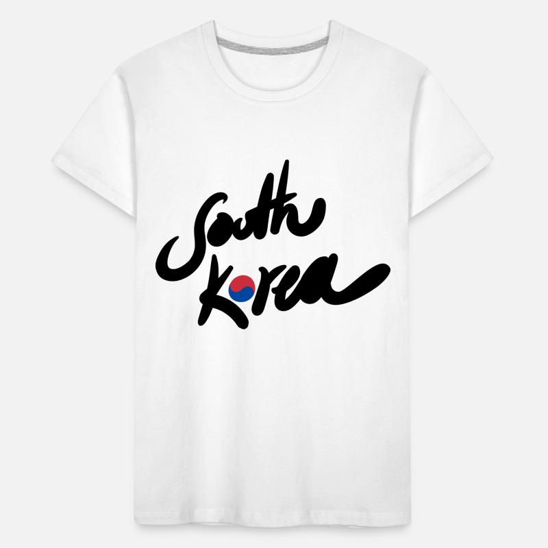 South Korea Kids' Premium Organic T-Shirt