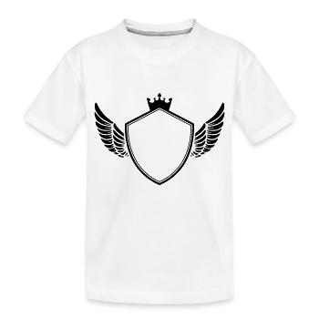 Symbole des armoiries - T-shirt bio Premium Enfant - blanc - Devant