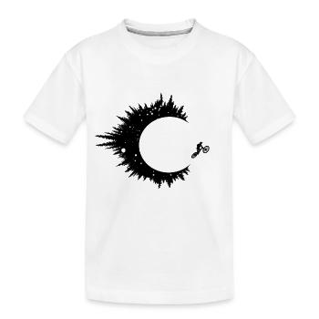 VTT Lifestyle - Jumping Moon - T-shirt bio Premium Enfant - blanc - Devant