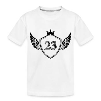 Armoiries 23 - T-shirt bio Premium Enfant - blanc - Devant