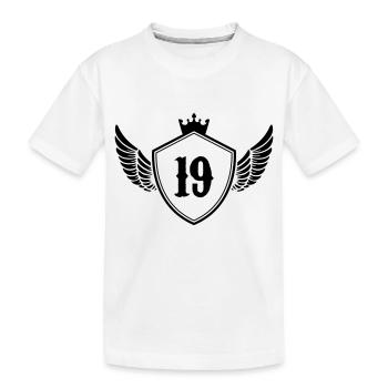 Armoiries 19 - T-shirt bio Premium Enfant - blanc - Devant