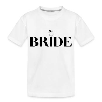 Zaumzeug - Kinder Premium Bio T-Shirt - Weiß - Vorne