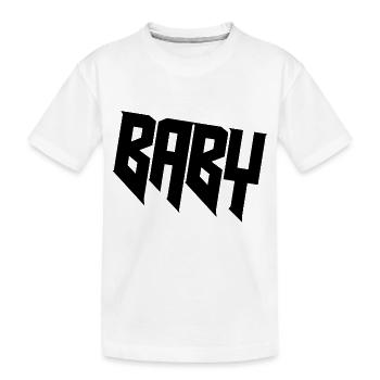 BABY - Kinder Premium Bio T-Shirt - Weiß - Vorne