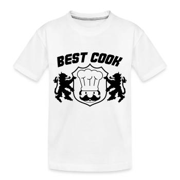Meilleur cuisinier - T-shirt bio Premium Enfant - blanc - Devant
