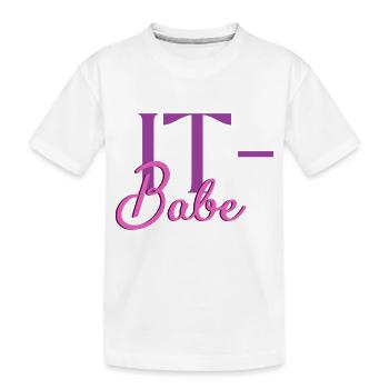 IT-Babe - T-shirt bio Premium Enfant - blanc - Devant