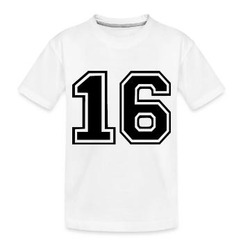 16 - T-shirt bio Premium Enfant - blanc - Devant