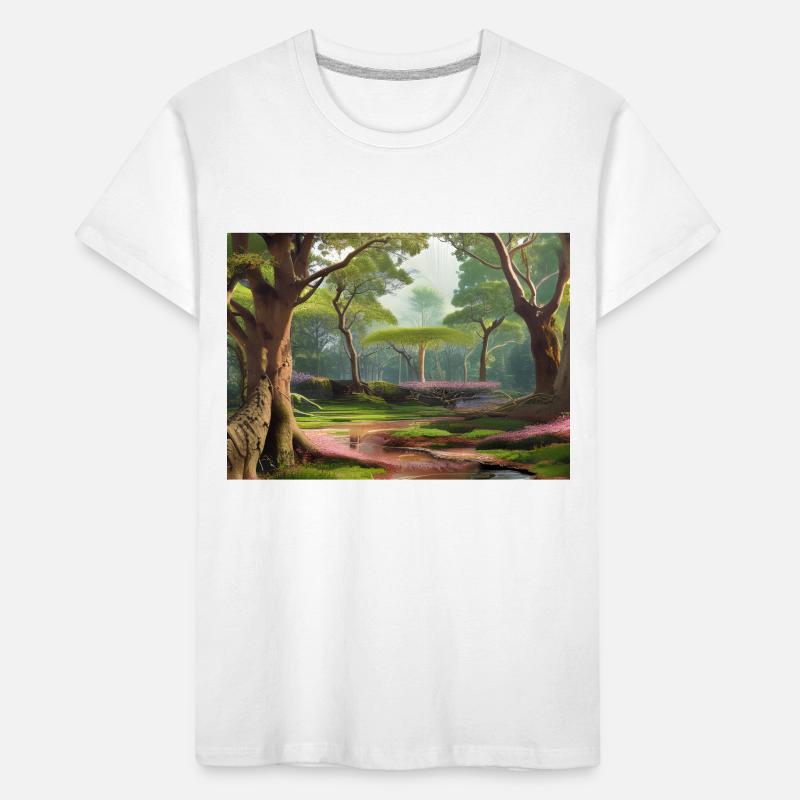 Forêt verte éternelle T-shirt bio Premium Enfant