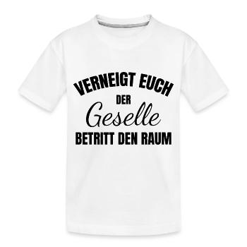 Handwerker Handyman Handwerk Werkzeug - Kinder Premium Bio T-Shirt - Weiß - Vorne