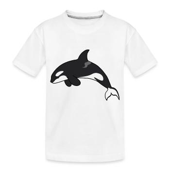 Meerestiere - Kinder Premium Bio T-Shirt - Weiß - Vorne