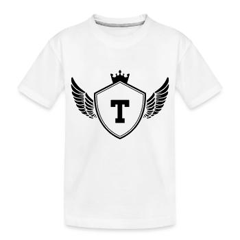 Armoiries T - T-shirt bio Premium Enfant - blanc - Devant