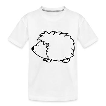 hérisson - T-shirt bio Premium Enfant - blanc - Devant