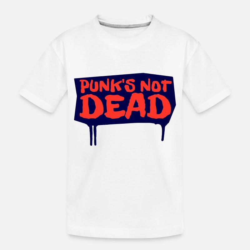 Punks Not Dead - Kinder Premium Bio T-Shirt - Weiß