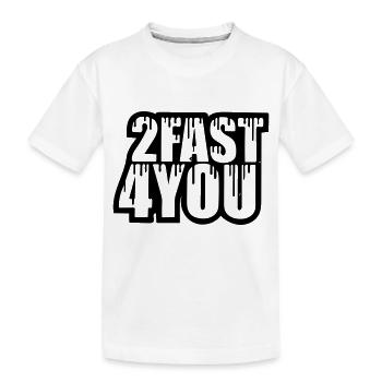 2 rapide 4 vous - T-shirt bio Premium Enfant - blanc - Devant