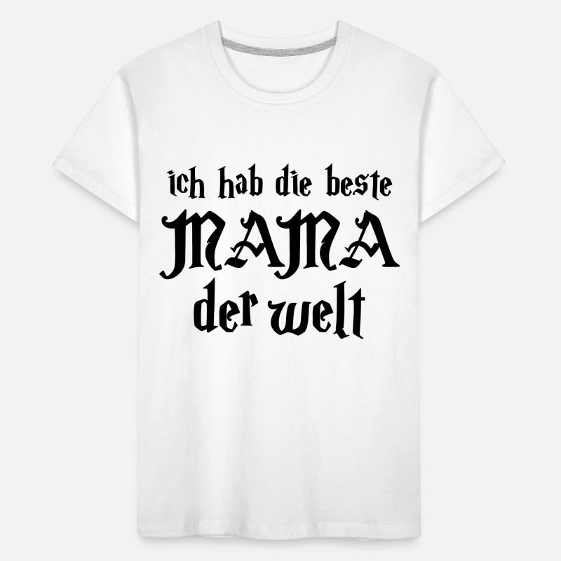 Mutter Spruch Geschenk Mama Muttertag Kinder Premium Bio T-Shirt