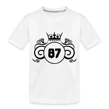 wappen 87 - Kinder Premium Bio T-Shirt - Weiß - Vorne