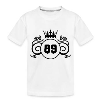wappen 89 - Kinder Premium Bio T-Shirt - Weiß - Vorne