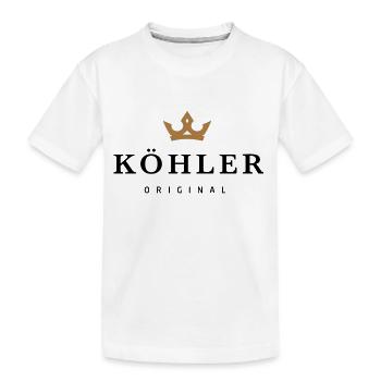 Lieu - T-shirt bio Premium Enfant - blanc - Devant
