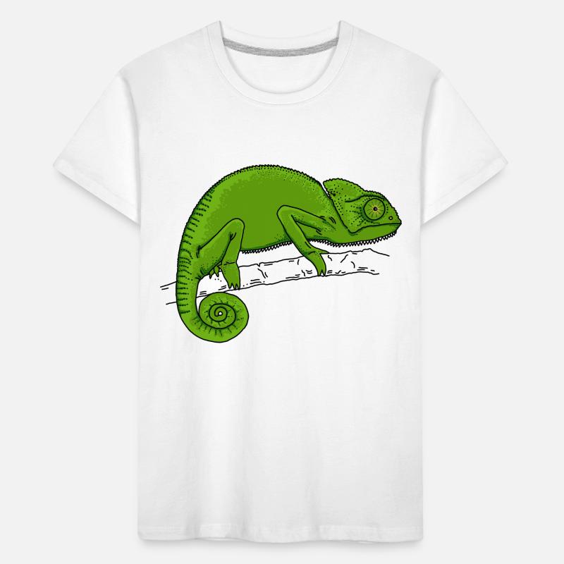 Vert caméléon T-shirt bio Premium Enfant