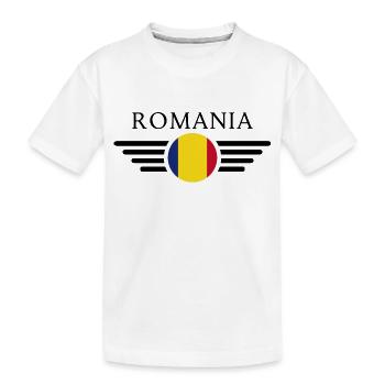Roumanie Natural Beauty T-shirt - T-shirt bio Premium Enfant - blanc - Devant