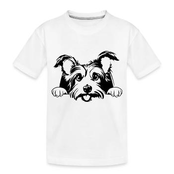 Petit Terrier - T-shirt bio Premium Enfant - blanc - Devant