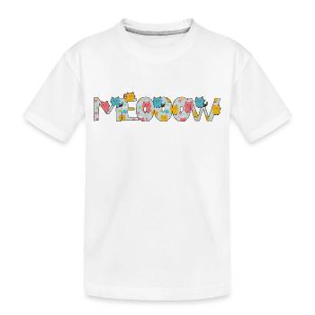 Miaou - T-shirt bio Premium Enfant - blanc - Devant